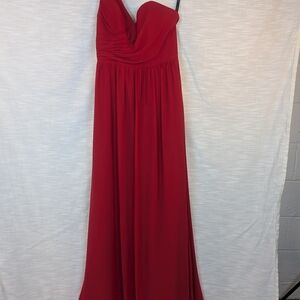 Elegant Red Evening Gown